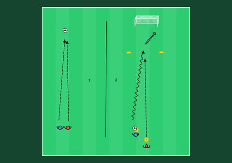 Running duel and winning the ball