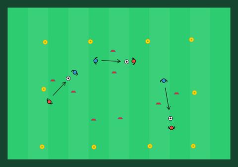 Passing gate competition in pairs