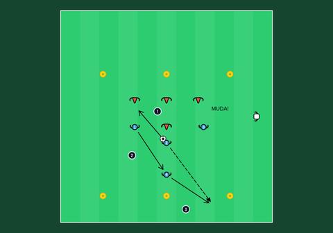 Jogo de zonas de finalização com direção variável